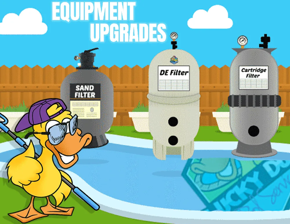 Pool equipment upgrades